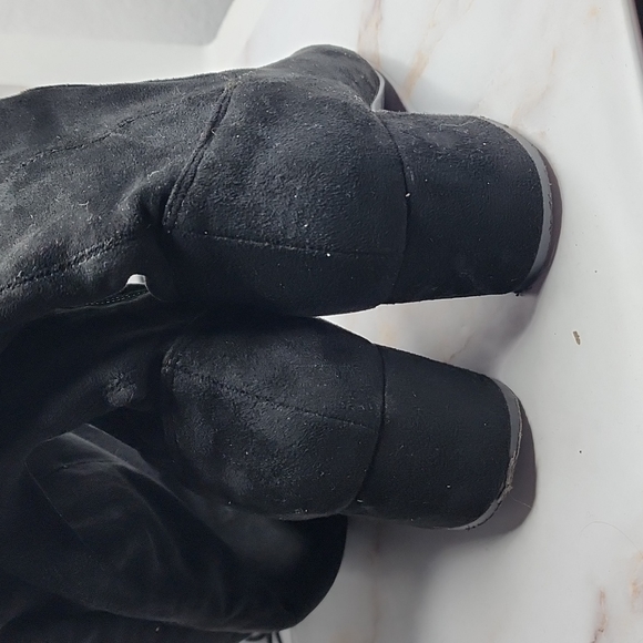 Kensie faux suede over knee drawstrings boots - Picture 10 of 10